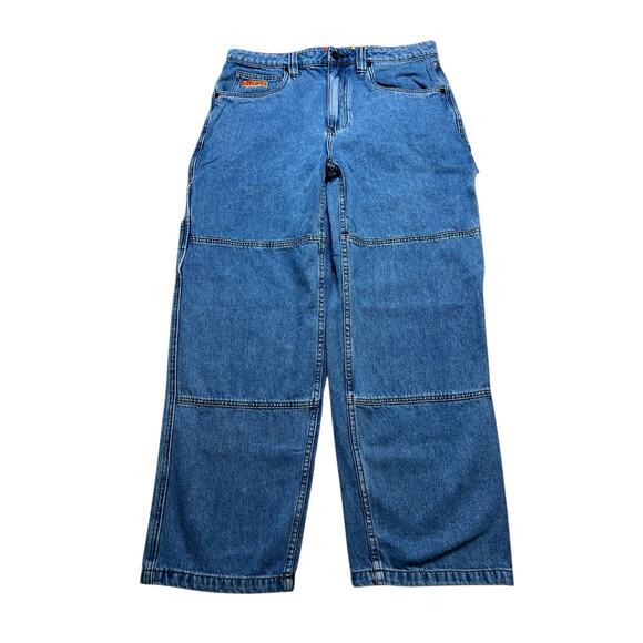 Y2K Empyre Baggy Carpenter Jeans Relaxed Loose Fit Blue Denim Men's 32 (34x 28 - Picture 1 of 11